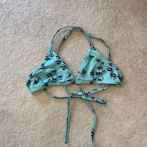 Jolyn panda triangle bikini top (size medium)